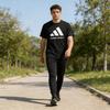 adidas Спортивная Мода Повседневная Дышащая Круглый Вырез Короткий Рукав Футболка Унисекс Топы ADICLTS24CS-BW