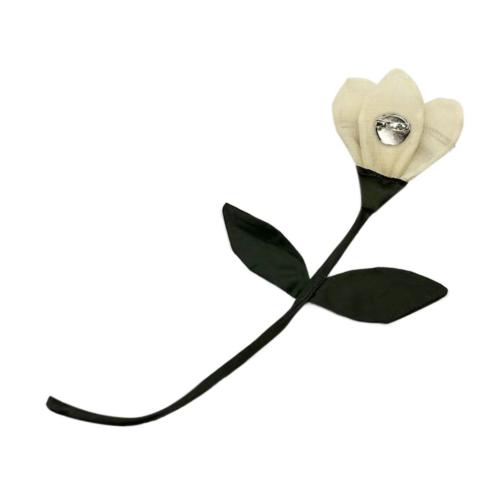 Мода Ткань Ткань Воротник Цветок DIY Шитье Кружево Цветок Тюльпан Броши Ручной работы Лацканные значки