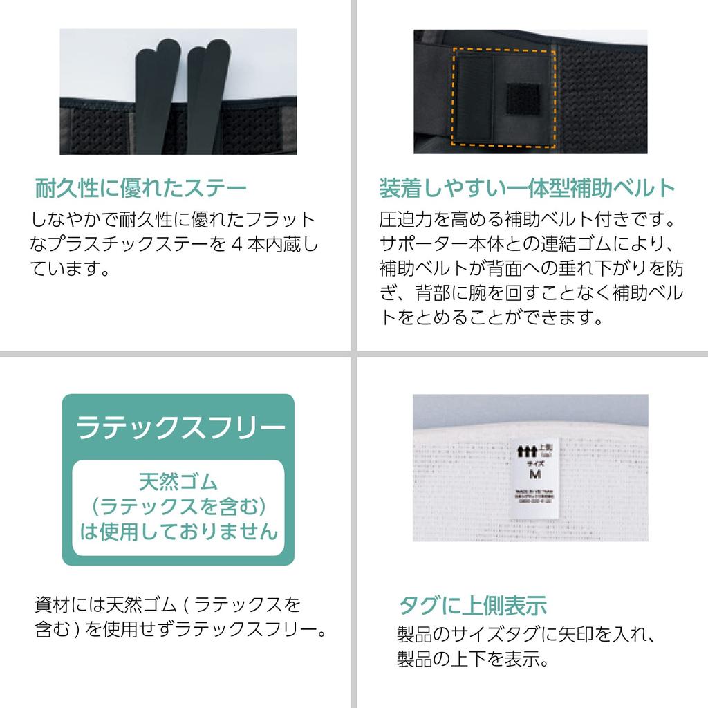 Nippon Sigmax Max Belt S1 Back Pain Belt Corset Waist Supporter Medical Supplies Manufacturer 323103(L)