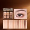 Nine-color Eyeshadow Palette, Matte, Shimmery, Earth-toned, Long-lasting, Powder-free Contouring Eyeshadow