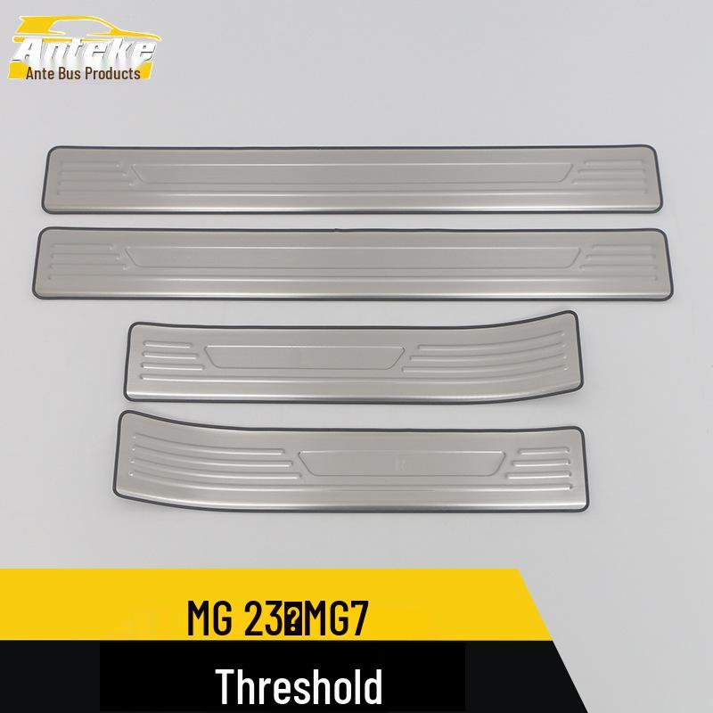 MG 23 MG7 Stainless Steel Sill Strips & Pedal Decoration Stickers - Car Interior Accessories