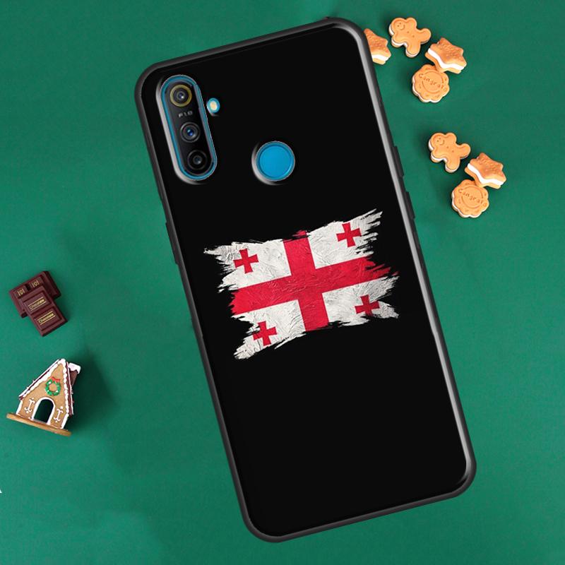 Флаг Грузии в стиле гранж для Realme GT Neo 2 7 8 Pro 8i 9i C3 C21, чехол для OnePlus 10 Pro 9 Pro Nord2 8T 9R