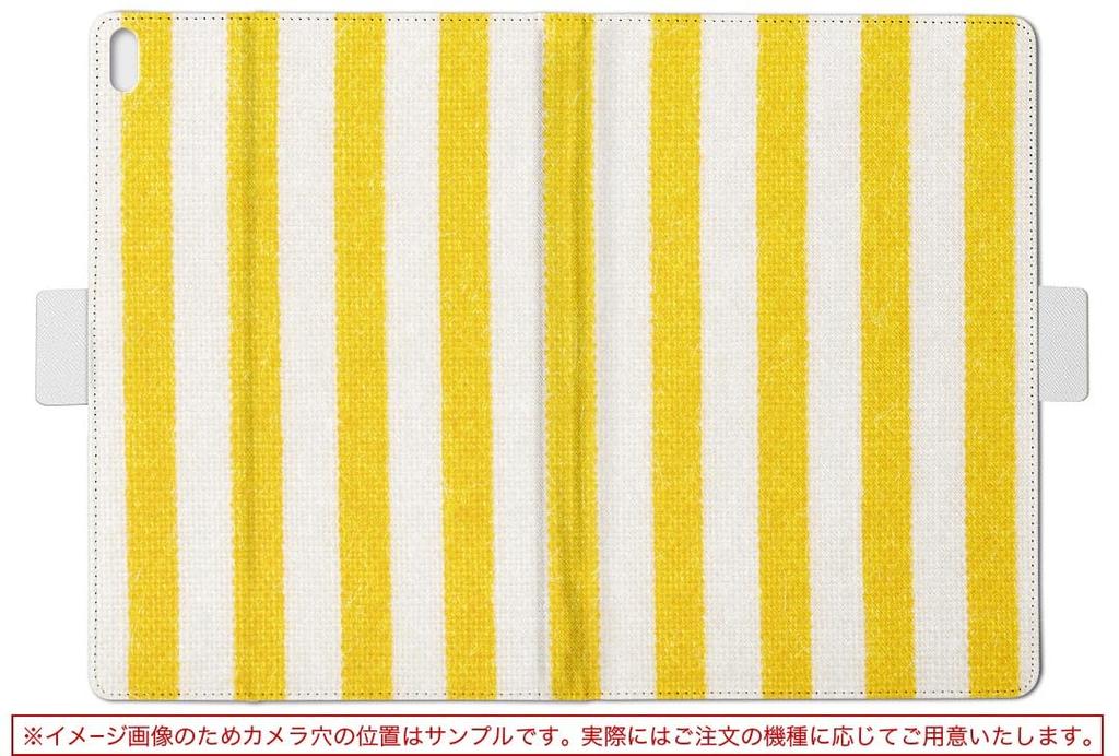 Igcase Fire HD 8 Released In Exclusive Notebook Direct Pasting Striped Pattern 008427 (8th Generation, 2018) Case, Type, Cover, Type, Yellow,