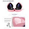 Romantic heart-shaped jewelry box - premium led lighted ring box for necklaces and pendants