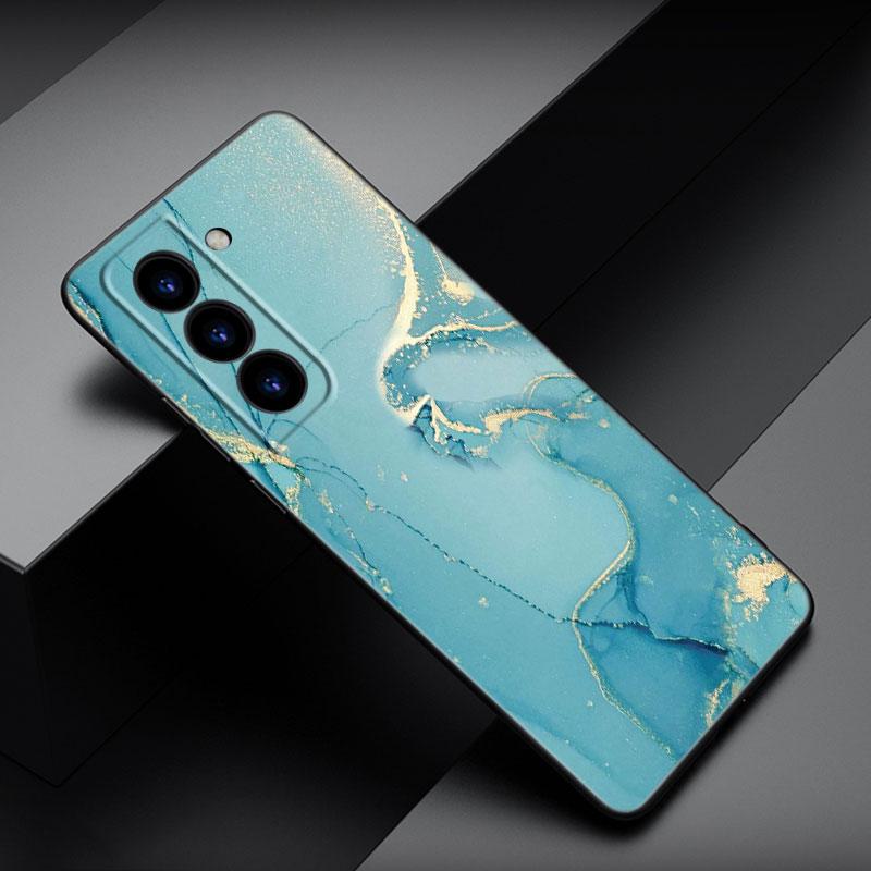 Винтажный мраморный чехол для телефона Samsung Galaxy S22 Pro S21 S20 FE Ultra S10 Lite S10 S10E S9 S8 Plus, мягкий черный чехол из ТПУ