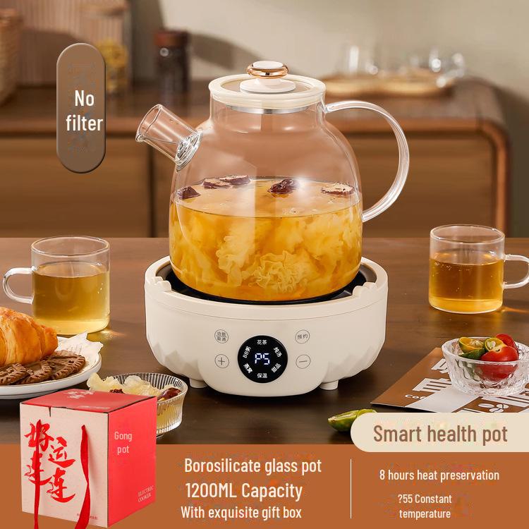 New Multi-Function Glass Kettle: Tea Maker, Health Pot, Office Teapot Gift