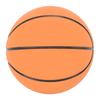 Basketball Toy Stress Relief High Elasticity Portable Rubber Play Ball for Pet Interaction Desktop Ornament Brown