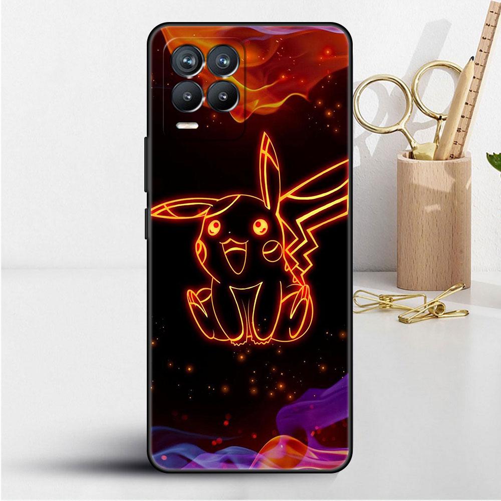 Чехол для Realme 8 C21y GT Neo 2 3 8i C21 7 C11 6 C12 C35 C3 GT 9 Pro C12, силиконовый чехол для телефона из ТПУ, аниме Pokemon Japan