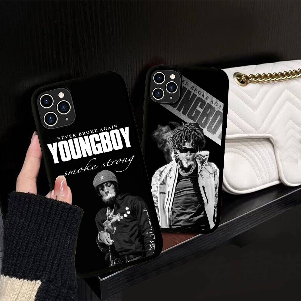 Youngboy Never Broke Again Для iPhone 17 16 Pro Max Air 15 14 13 12 Mini Plus 11 Жесткий PC+TPU Задняя крышка телефона