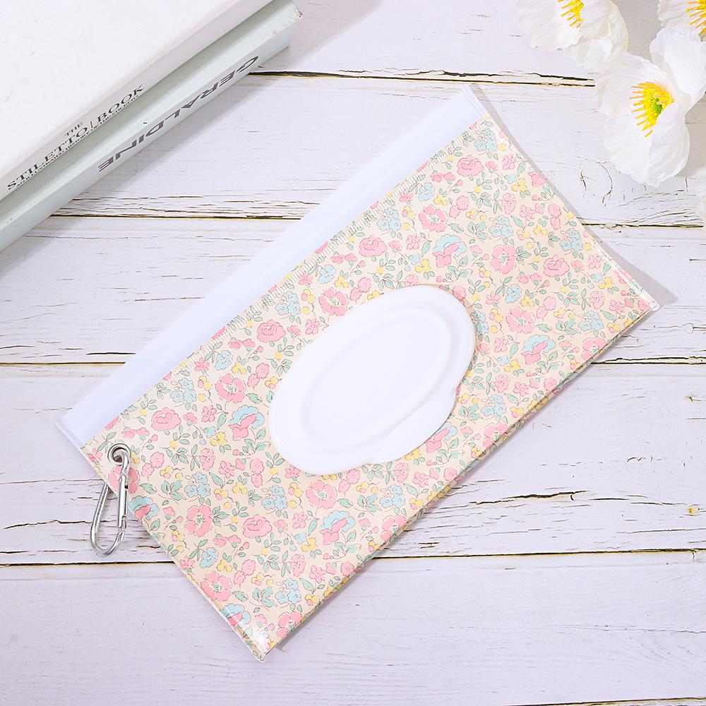 Case Baby Product Flip Cover Portable Wet Wipes Bag Tissue Box Wipes Holder Case Cosmetic Pouch