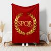 1pc Blanket SPQR Roman Eagle1 Print Design, Lightweight Blanket for Sofa, Bed- Soft &Warm, Gift for All Seasons like Christmas, Halloween