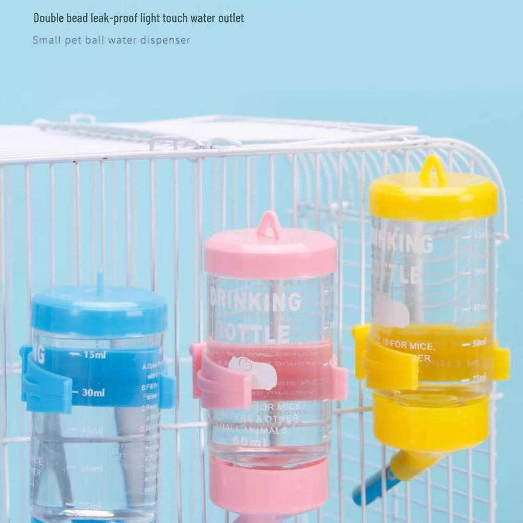 Непротекающая поилка для хомяков, кроликов и морских свинок
