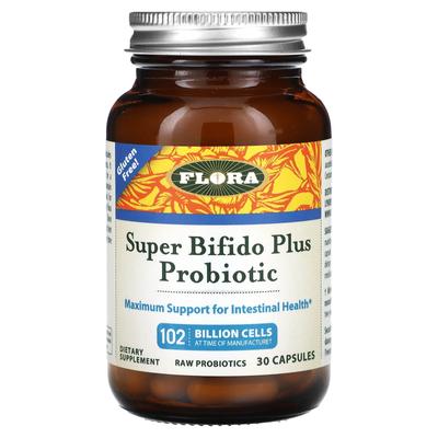 Пробиотик Super Bifido Plus, 102 миллиарда клеток, 30 капсул