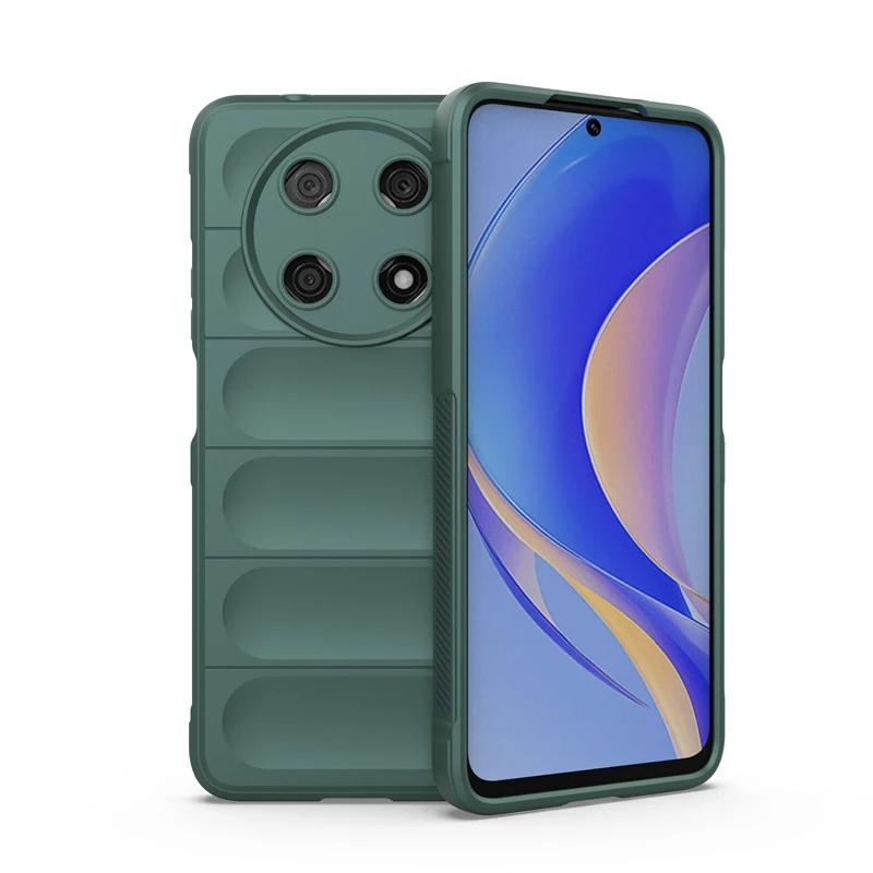 Чехол для Huawei Nova Y90 Y61 Y70 Plus 4g задняя крышка чехол противоударный бронированный телефон чехлы жидкий силикон анти-падение Funda Coque