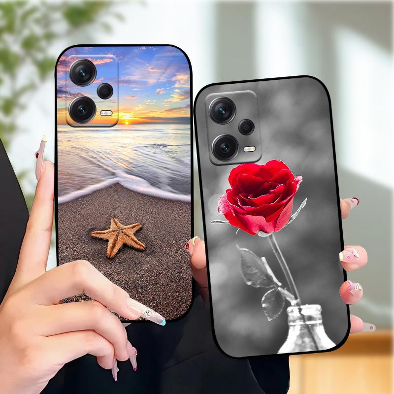 Чехол для Redmi Note 12 Pro 4G 5G, силиконовый чехол-бампер из ТПУ для Redmi Note 12 Pro+ Para 12 Pro Plus, мягкий защитный бампер