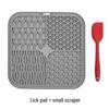 Silicone Lick Pad Slow Feeder Mat with Suction Cups, Food-Grade Pet Feeding Placemat