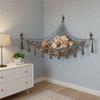 Jumbo Stuffed Animal Hammock Giant Capacity Woven Toy Hammock Storage Net Triangle Macrame Mesh Toy Net Holder Bedroom
