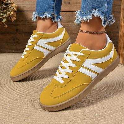 Женская повседневная обувь для ходьбы Новинка 2025 Осень Плоские на шнуровке Высококачественные кроссовки Модные Дикие Лоферы на плоской подошве Женская спортивная обувь