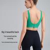 Women's High-Support Sports Bra - Beautiful Back Design for Running, Fitness, and Yoga
