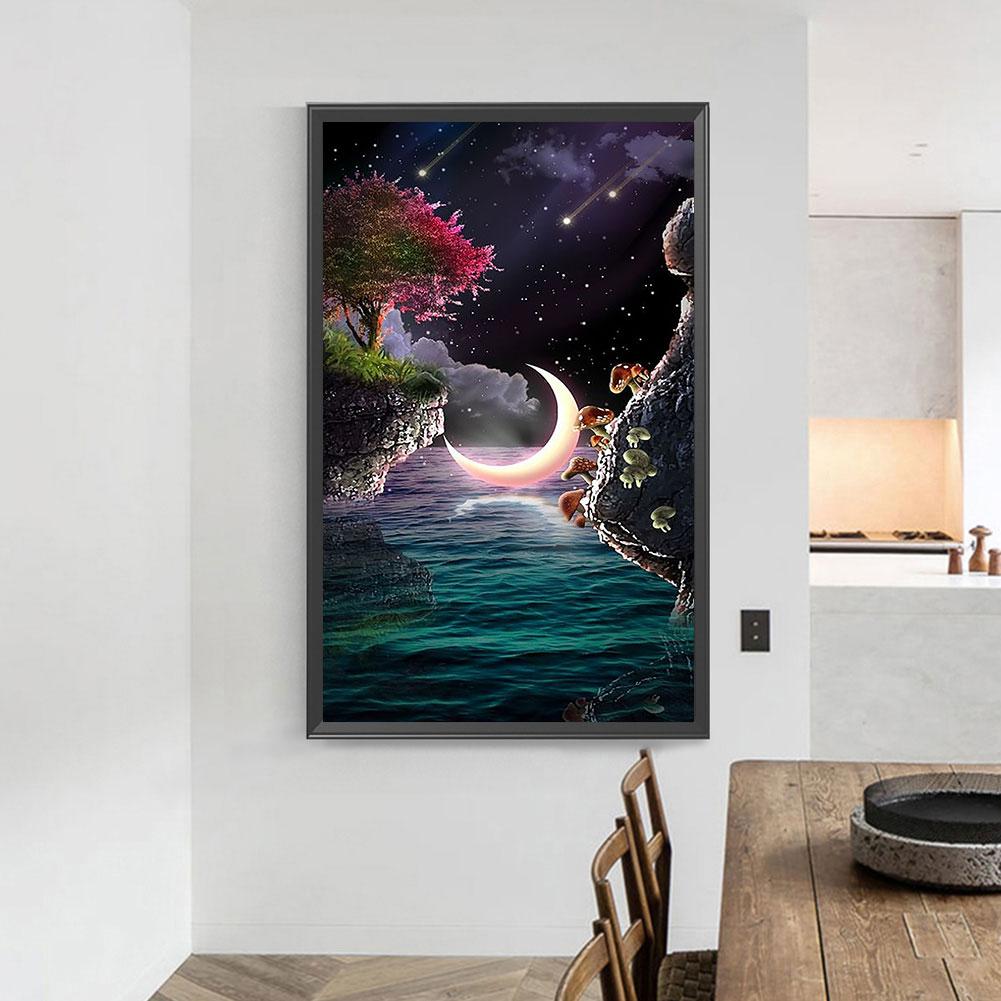 Наборы алмазной живописи серии «Пейзаж», полная круглая дрель, домашняя стена, стразы, рисунок, сделай сам, украшение дома, подарок