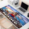 Custom Name Personalized One Piece Pattern Mousepad, Laptop PC Desk Mat, Decorative Desk Mat for Home Keyboard Pad Gift