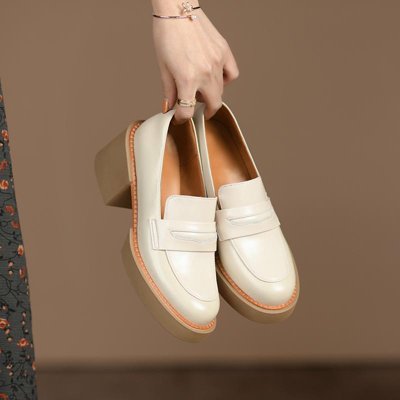 2024 Новые женские туфли на толстом каблуке для вечеринки и свадьбы, женские туфли-оксфорды на платформе с круглым носком, модные женские туфли-лодочки для офиса, броги