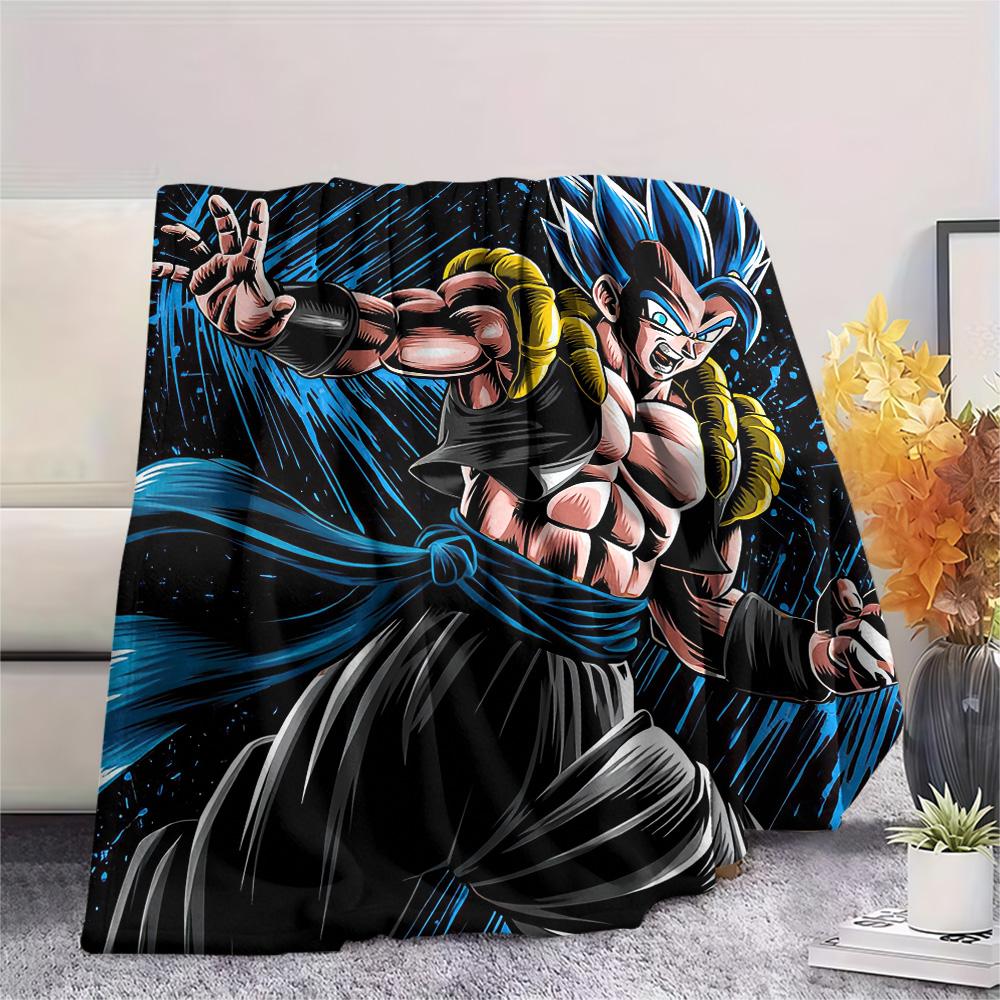 Dragon Ball Print Flannel Blanket, High quality Comfortable for All Seasons, Home Decor, Warmth and Comfort