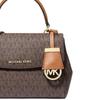 Michael Kors Сумка через плечо с логотипом Ava, мини-сумка из покрытого холста, женские сумки, коричневый 32S5GAVC1B-BRONZO