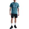 Nike Мужская футболка HYVERSEDRI FIT с защитой от УФ-излучения, цвет Дымчато-синий, HQ7988-006