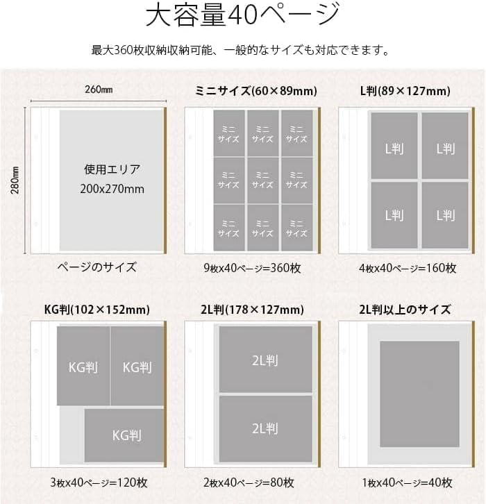 Фотоальбом Большой объем Фотоальбом 40 страниц 360 листов 480 листов Тип клея DIY Клей Мини Размер L Размер KG Размер 2L Высокопрозрачная пленка