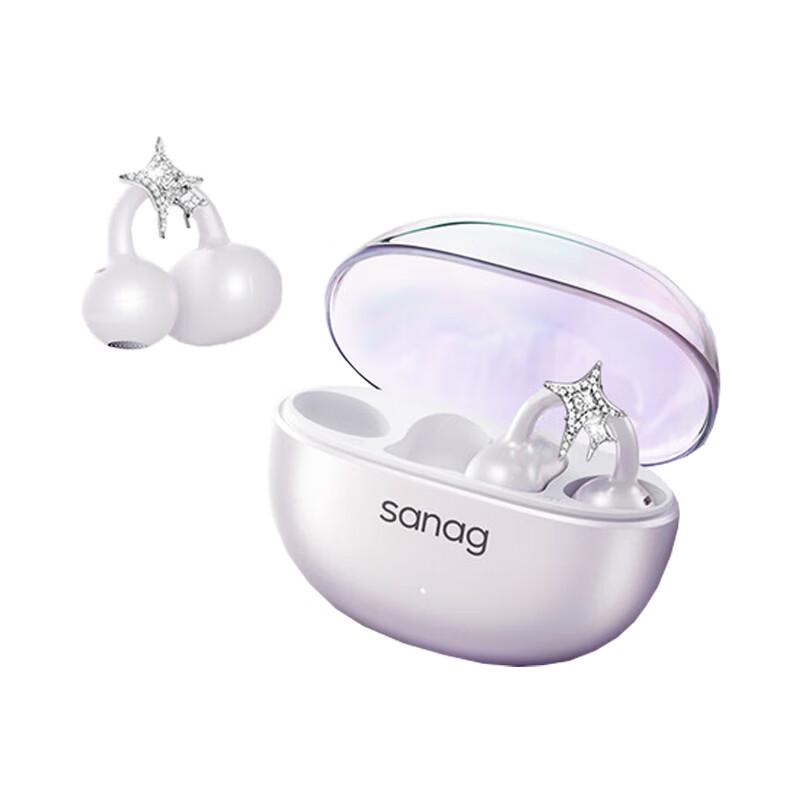 Bluetooth-гарнитура SANAG S6S Nova с клипсой для уха
