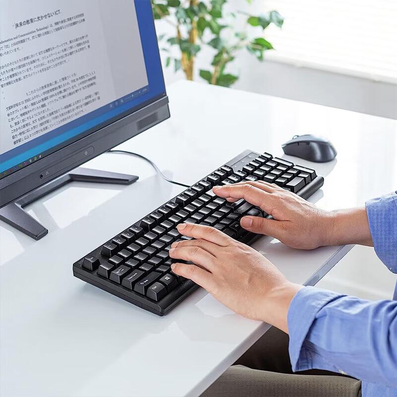 SANYE USB Wired Full-Size Office Keyboard