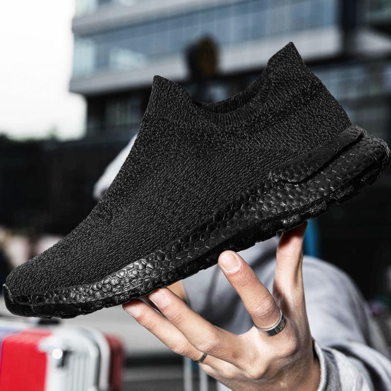 Иностранные торговые носки с плетеными мушками, пара летних сетчатых туфель, ленивые повседневные кроссовки для бега с одной педалью, модные туфли для папы