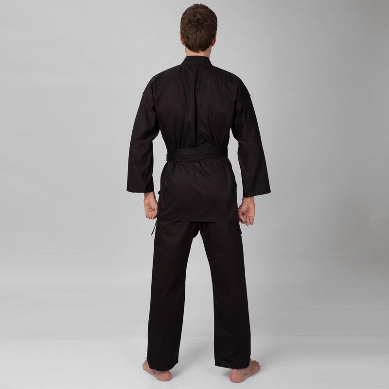 Кимоно для карате черное Matsa MA-0017