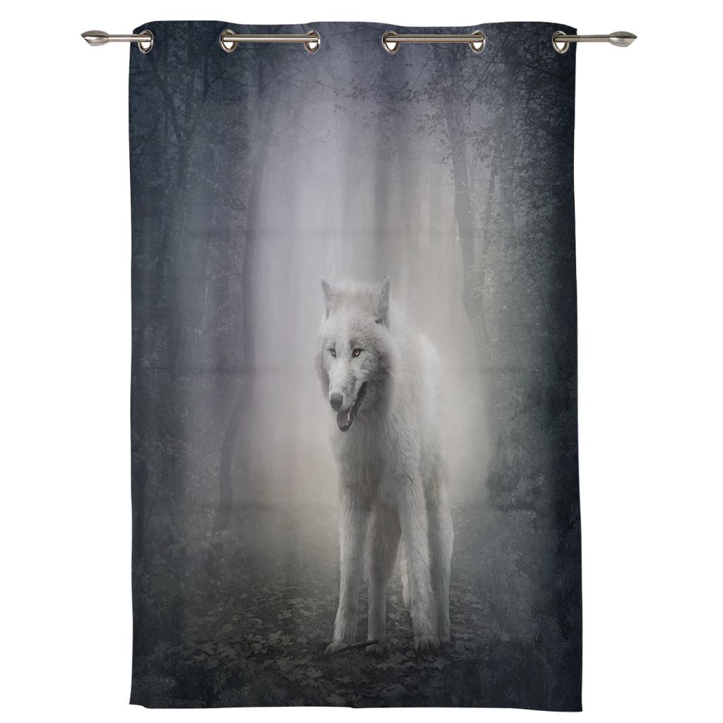 Cartoon Cute Unicorn Windows Curtains for Living Room Child Bedroom Window Treatment Blinds Kitchen Curtains