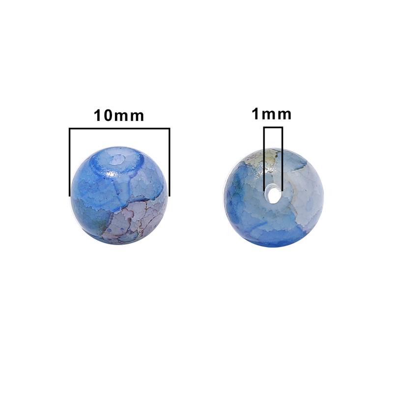 20Pcs Crystal Glass Beads Breakout Balls Loose Spacer Beads for DIY Bracelet Necklace Jewelry Making