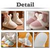 White Fang Fluffy Cotton One Size Fits RS021 Slippers, All, Comfortable, Cute, Women's, (Pink)