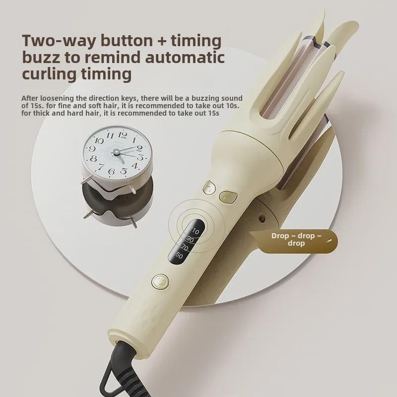 28mm Automatic Curling Iron with Negative Ion Technology - Gentle, Damage-Free, Lazy Waves Ideal for Dormitories