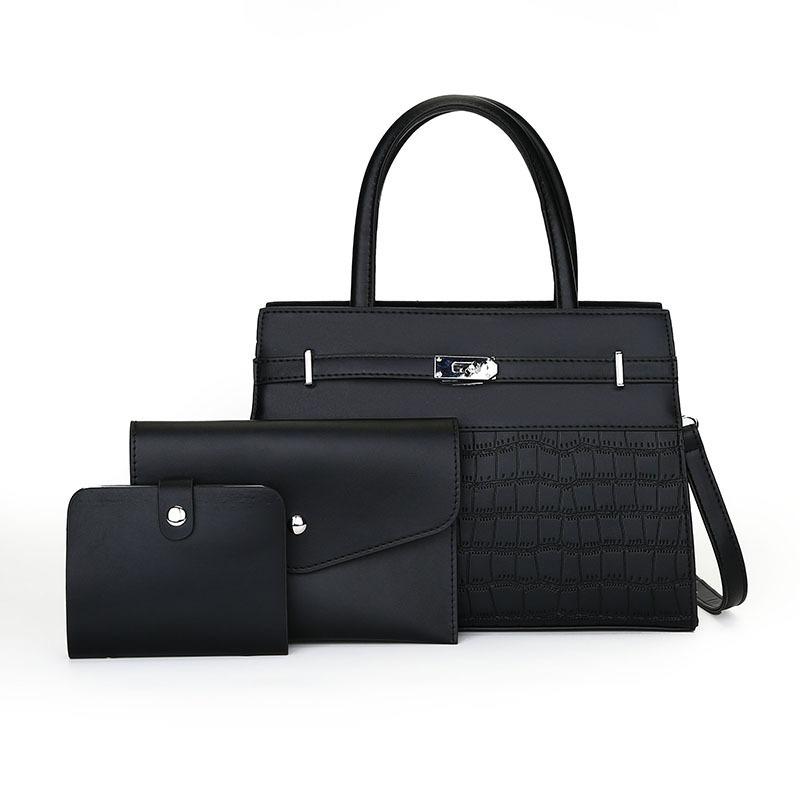 Женская сумка новый каменный узор многокомпонентный набор женская сумка через плечо через плечо портативная сумка для матери и ребенка