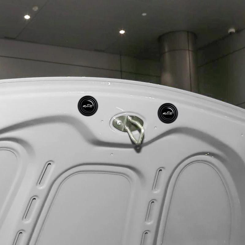 10Pcs Car Door Shockproof Pad Silent Gasket Stickers Car Trunk Sound Insulation Pad Thickening Cushion Stickers