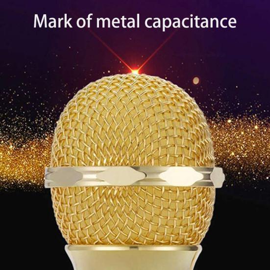 Bluetooth Wireless Karaoke Microphone Phone Music Player Record KTV MIC Speaker