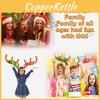 Inflatable Horn Reindeer Headband Throwing Hoop Suitable For Parties Christmas