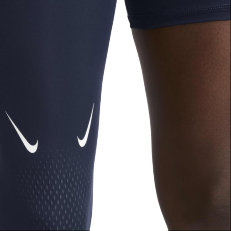 Nike X Nocta Collaboration SS24 Нерегулярный логотип Повседневные спортивные брюки для фитнеса Мужские низы Темно-синие DN0003-419
