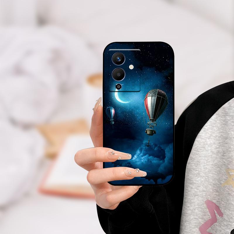 For infinix NOTE 12 PRO 5G Case X671B TPU Wolf Cat Silicone Bumper Cover for Infinix Note 12 Pro 5G Phone Case Note12 Pro 5G