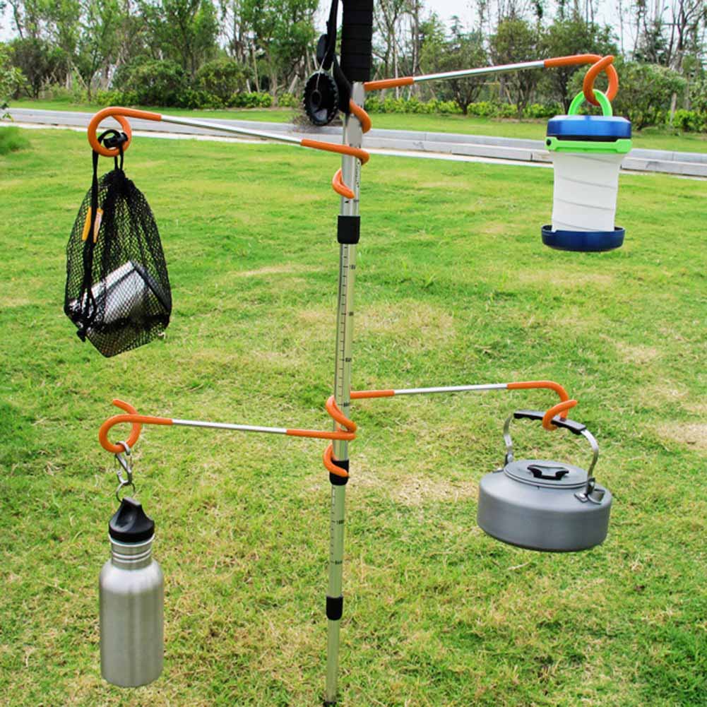 Открытый кемпинг использовать S спиральная форма металлический двухсторонний крючок для палатки светильник крючки для ламп