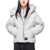 Li Ning Женские пуховики Морозный белый С капюшоном Умеренные Другое AYMP082-4