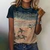 Cartoon Graphic Printing Women's T-shirt Casual Fashion Short-sleeved Summer Comfortable Top