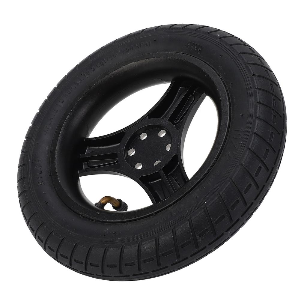 10x2-дюймовое заднее колесо со ступицей из алюминиевого сплава, 6 отверстий, малошумная надувная шина для ручного тролля