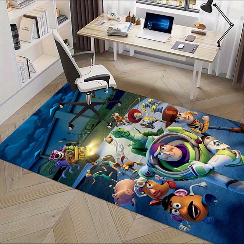 Коврик для офиса История игрушек, Тема персонажей, 3D-печать, Противоскользящий, Машинная стирка, Для гостиной