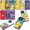 P-Pokemons GO Gengar P-Pikachus Psyduck Cover for Huawei P30 P20 P10 Mate 10 20 Pro Lite Y9A Y8S P Smart Y7 Y9 Prime Y6 Case